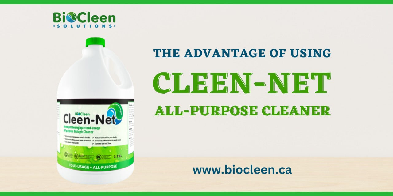 The advantage of using Bio-Cleen all-purpose cleaner !!!