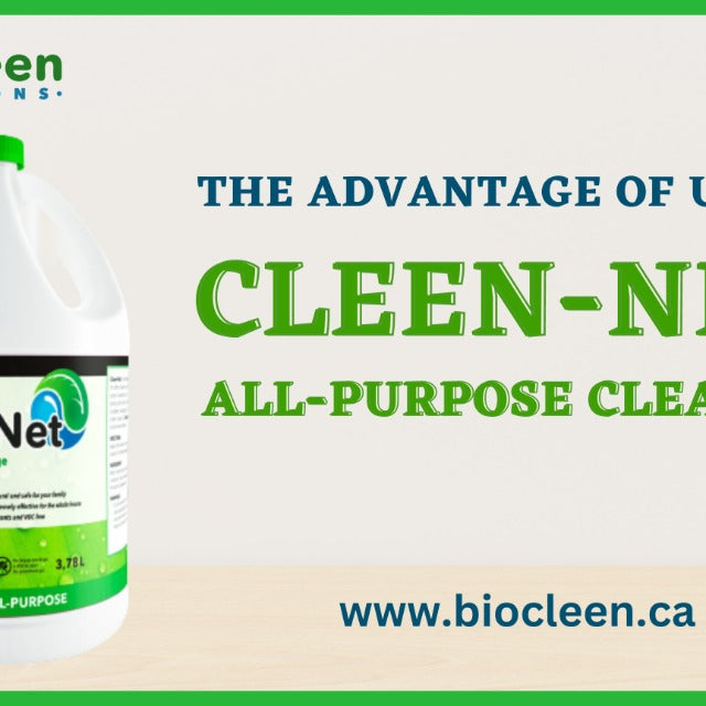 The advantage of using Bio-Cleen all-purpose cleaner !!!