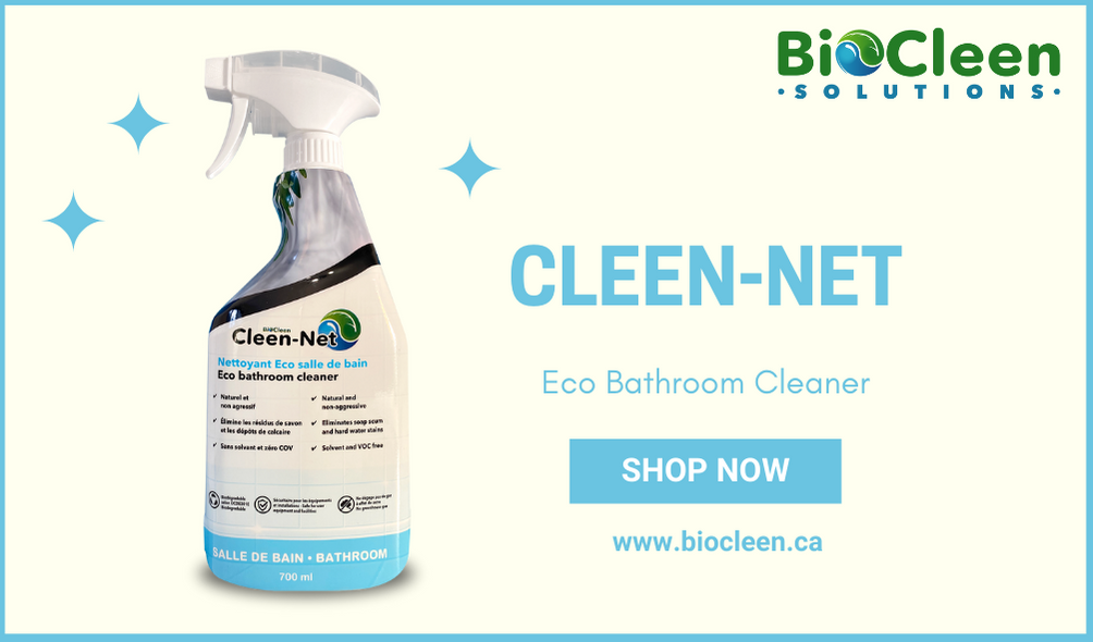 Cleen-Net Bathroom: Natural bathroom cleaner - removes soap scum - removes grime and limescale deposits