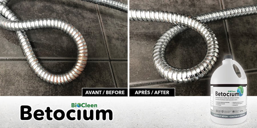 Betocium: Salt and Concrete Residues Remover - Calcium Residues Remover - Best organic bathroom cleaner