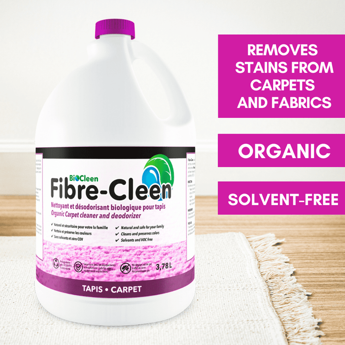 Fibre-Cleen: Stains and Odors Remover for Carpet Cleaning - Sofa Cleaning - Car Seats Cleaning - Mattress Cleaning - Removes Stains from Carpets and fabrics - best Organic cleaner - Solvent-Free