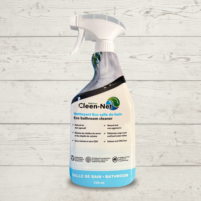 Cleen-Net Bathroom: Natural bathroom cleaner - removes soap scum - removes grime and limescale deposits