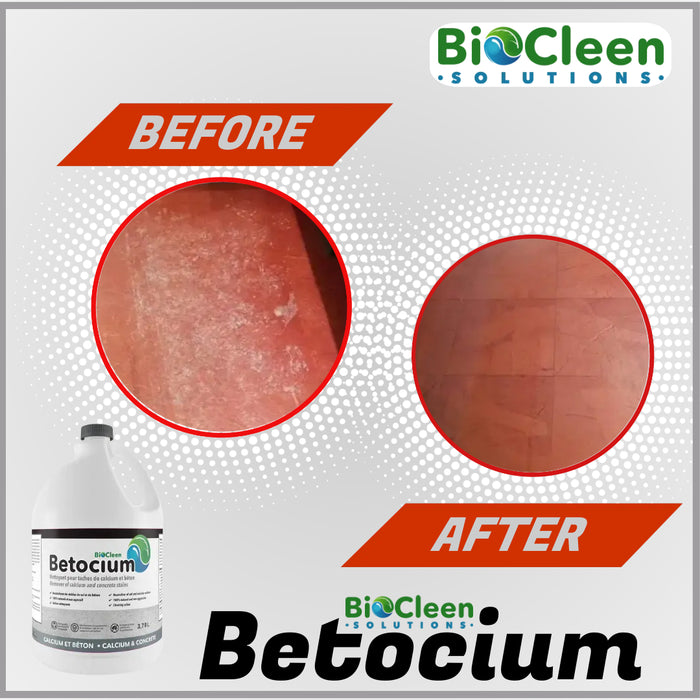 Betocium: Salt and Concrete Residues Remover - Calcium Residues Remover