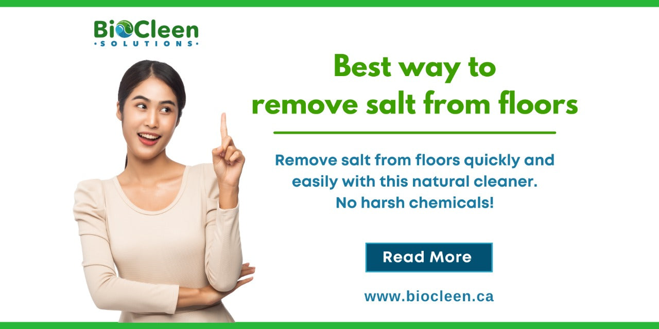 Best way to remove salt from floors