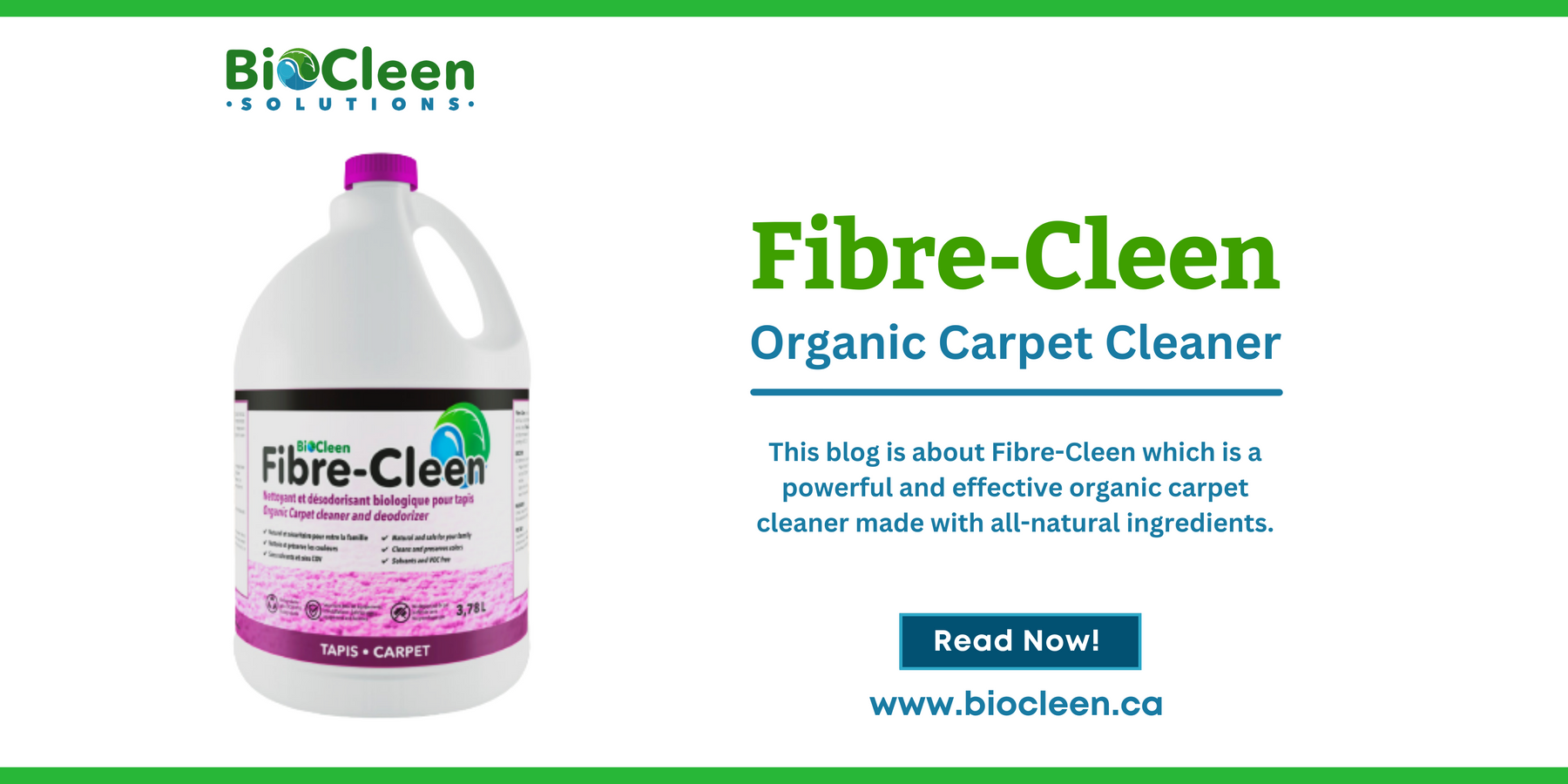 Fibre-Cleen : Organic Carpet Cleaner