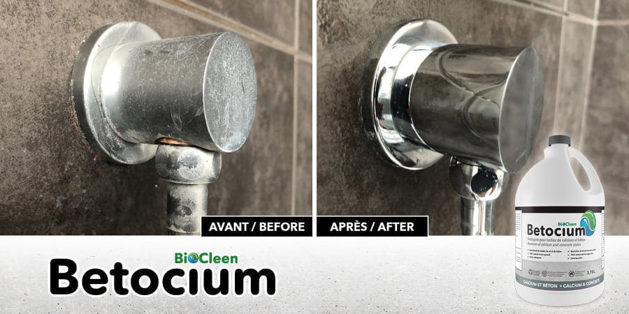 Betocium: Salt and Concrete Residues Remover - Calcium Residues Remover - Best organic Bathroom cleaner