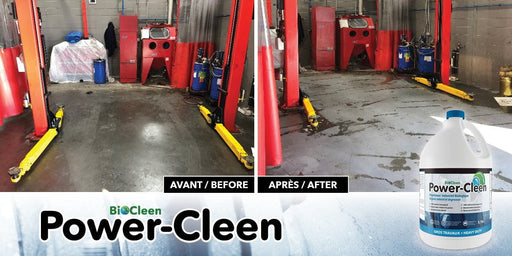 Power-Cleen: Natural powerful degreaser - Removes motor oil and grease - Biodegradable - Best Organic Cleaner - Clean Mechanical Parts